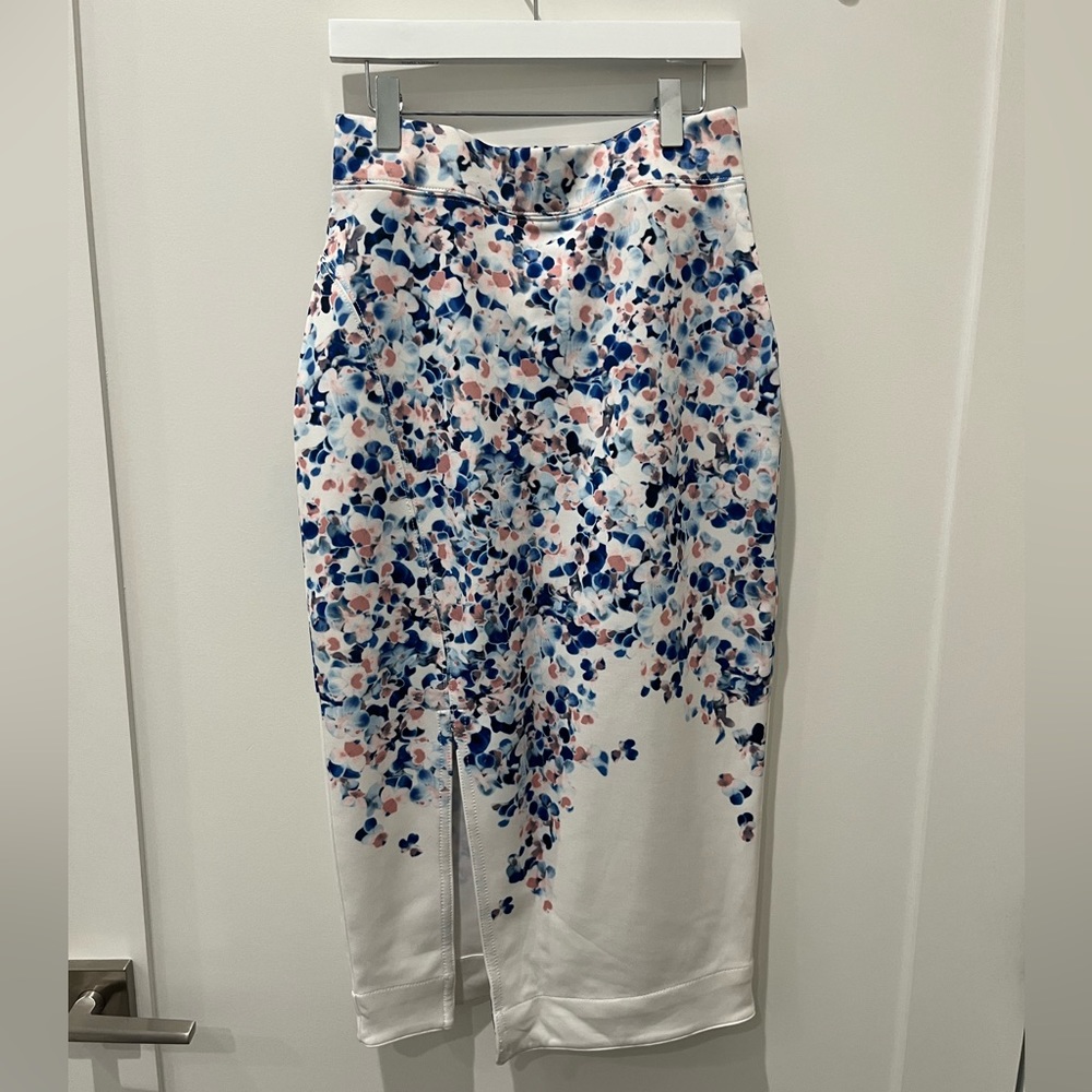 Midi below knee length skirt